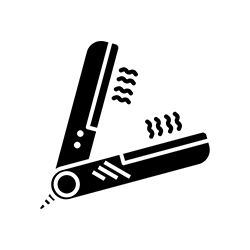 icona piastra parrucchiere