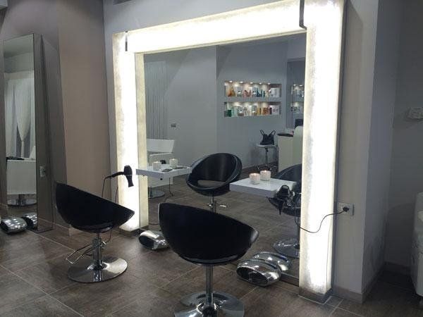 angolo dedicato al taglio di capelli