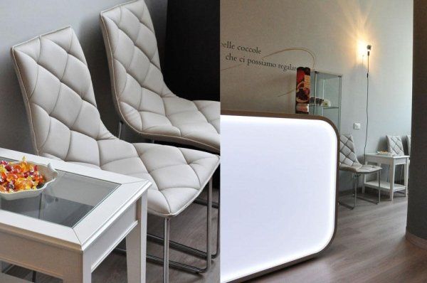 poltrone capitonné per centro estetico