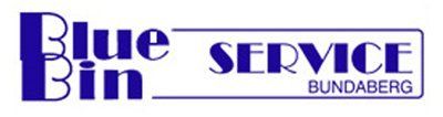 blue bin service bundaberg logo