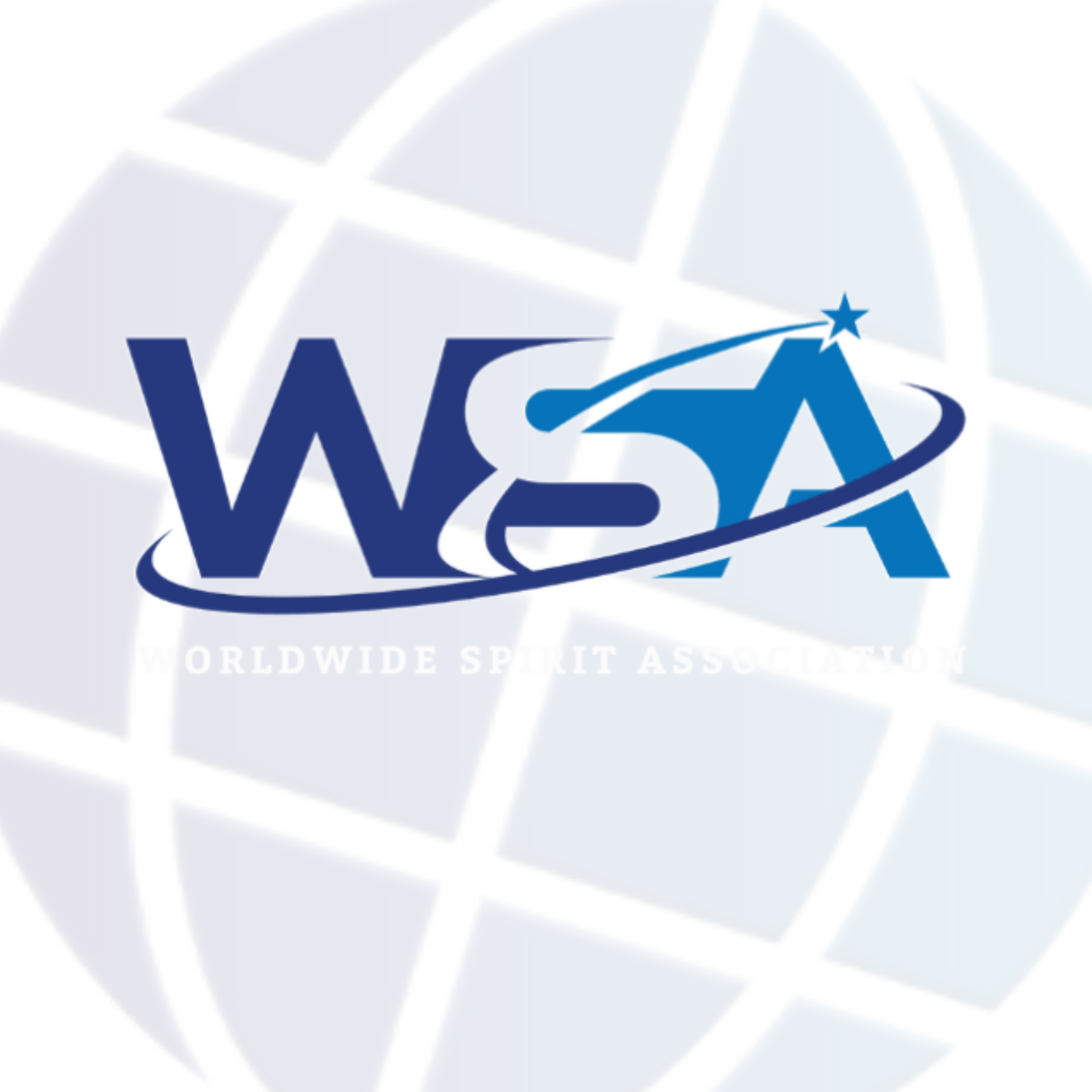 Logo of Worldwide Spirit Association: Blue 