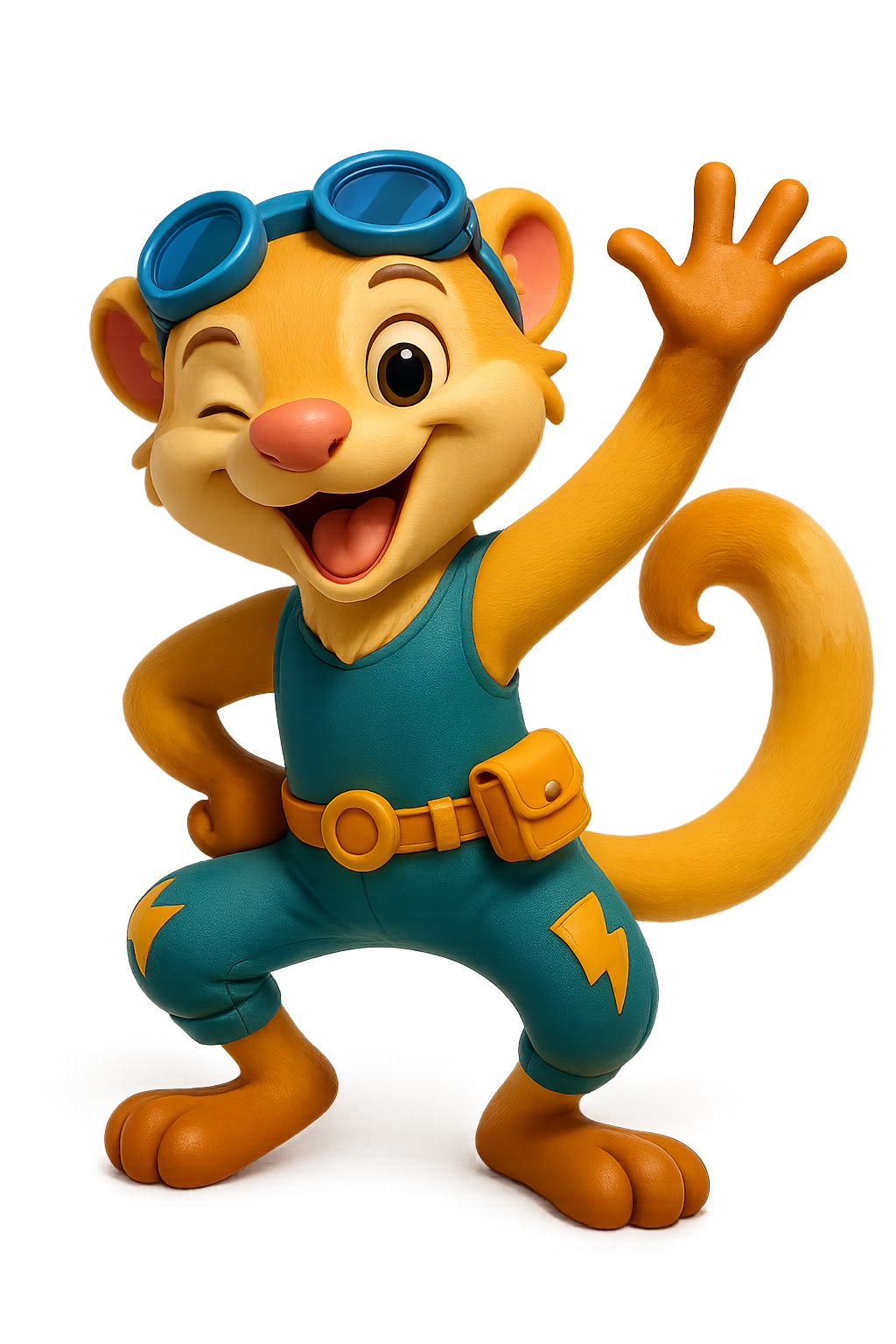 Noodle the whimsical character with stretchy body, symbol of flexibility in children’s stories.