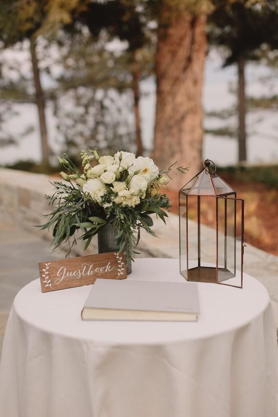 Guest Book Table Setting