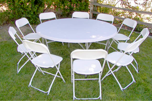 table and chairs rental