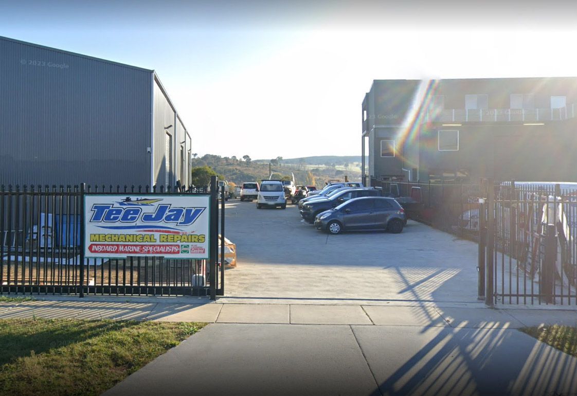 Tee Jay Mechanical Repair Sign Outside The Shop — TeeJay Mechanical Repairs In Beard, ACT