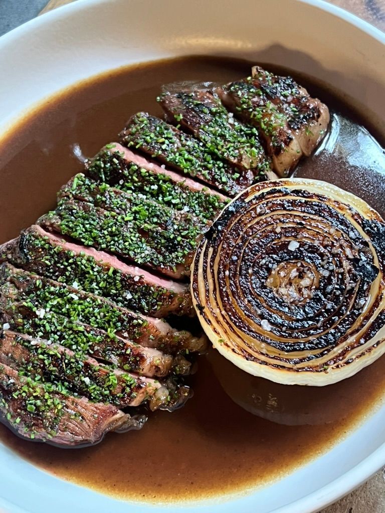 Plato de autor en el restaurante de La Casa Rodavento