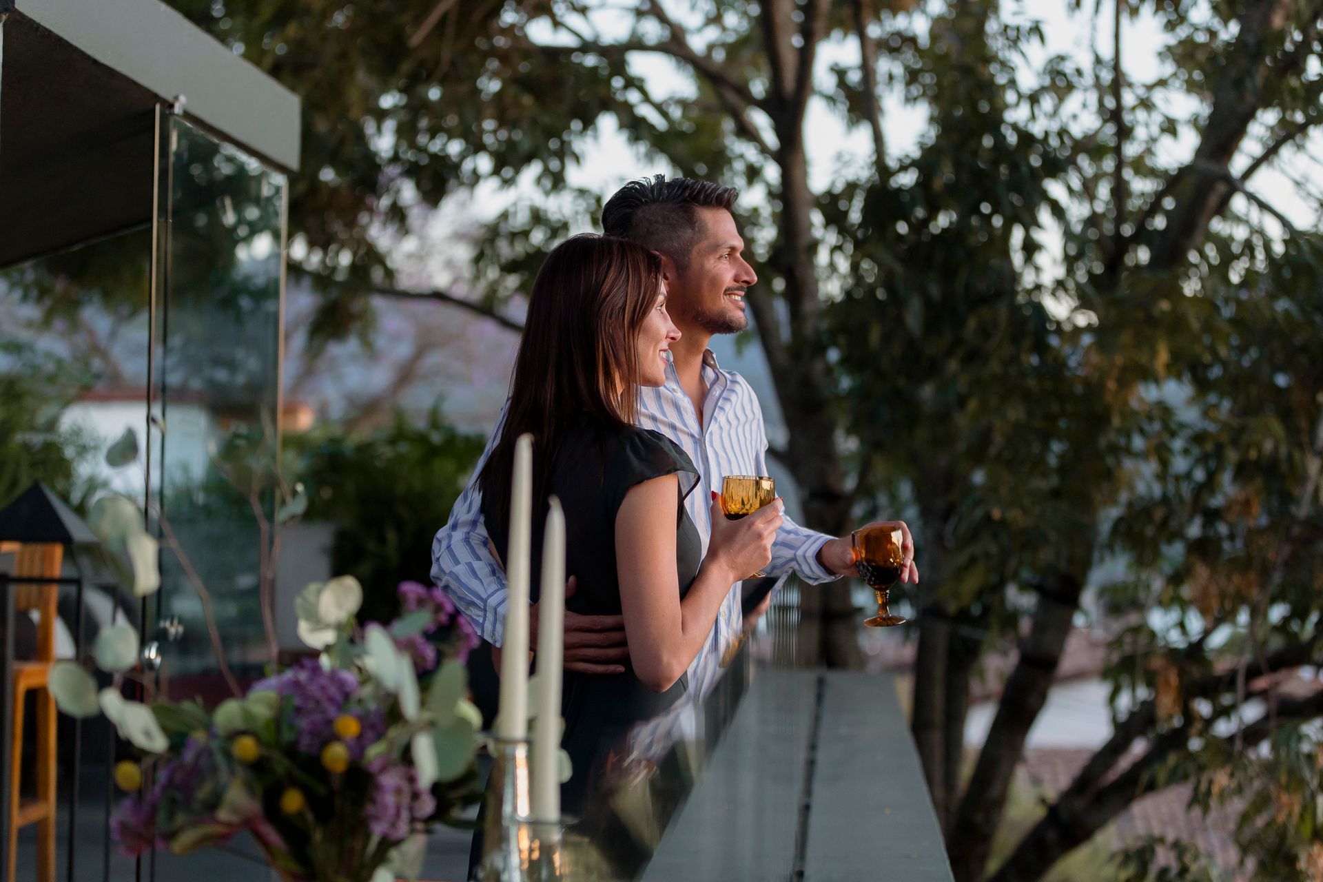 Viaje en pareja a valle de bravo, vista desde el rooftop