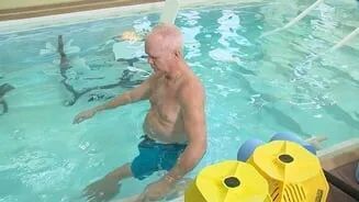 Senior Man on Pool — Murfreesboro, TN — Beyond Aquatics