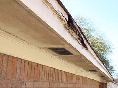 Termites Solution — Rotted Wood House Eaves in Madera, CA