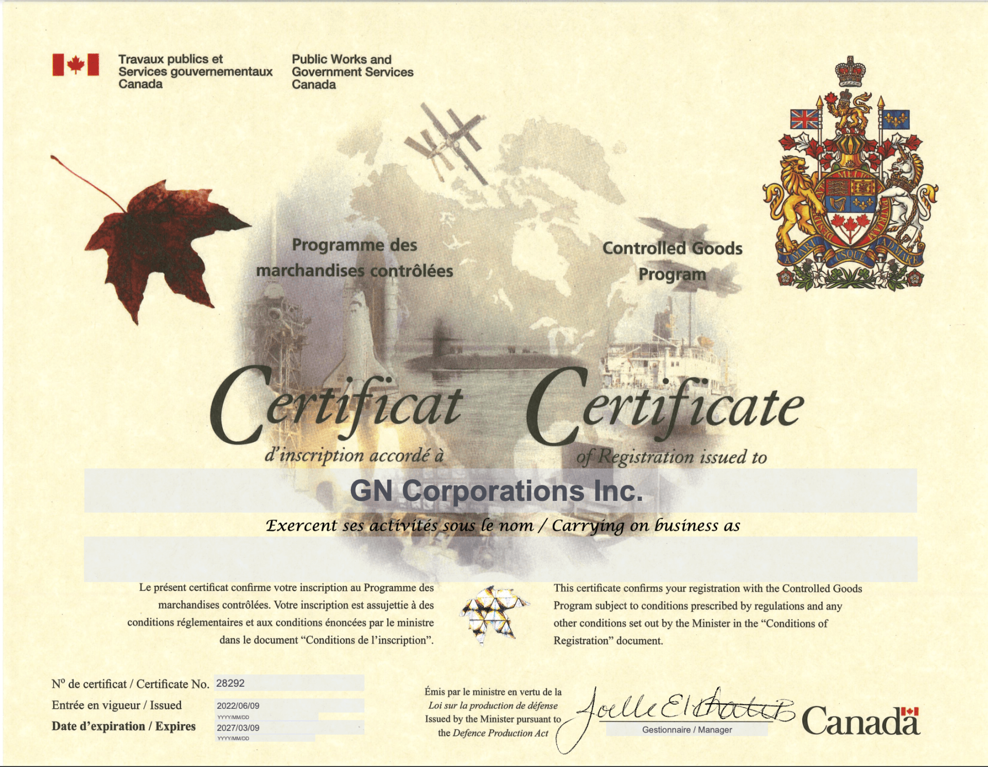 GN Industry Certifications