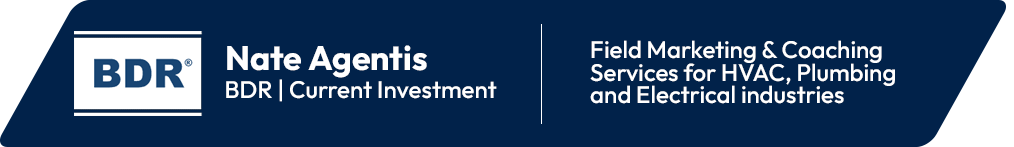 Logo for Nate Agentis, a field marketing and coaching service for HVAC, plumbing, and electrical industries.