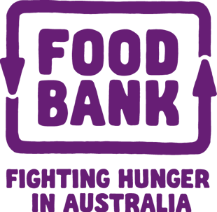 A Purple Sign That Says Food Bank — Bob Parkes Automotive in Hyde Park, QLD