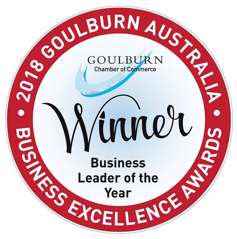 Winner Business Leader of the Year