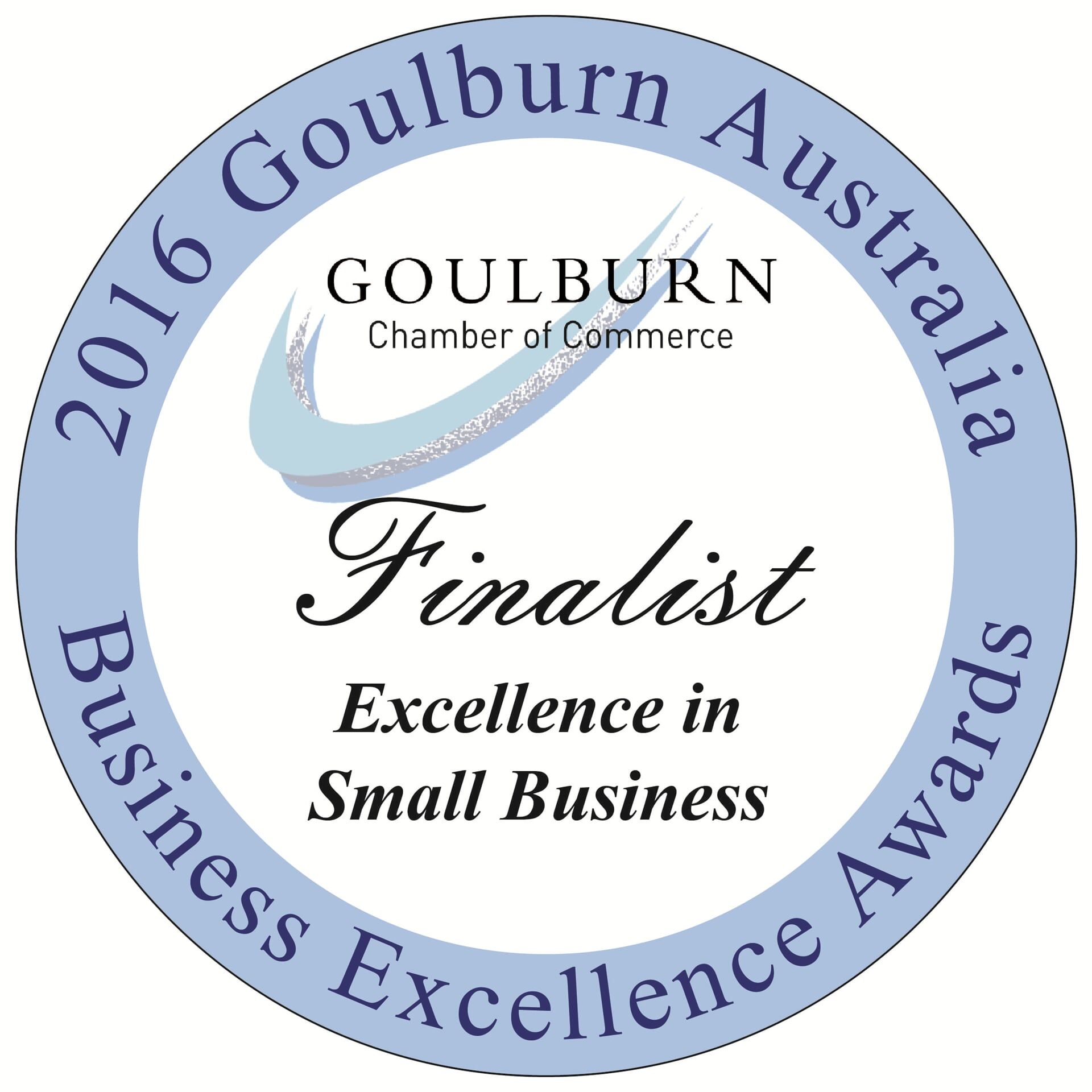 Finalist Excellence in Small Business