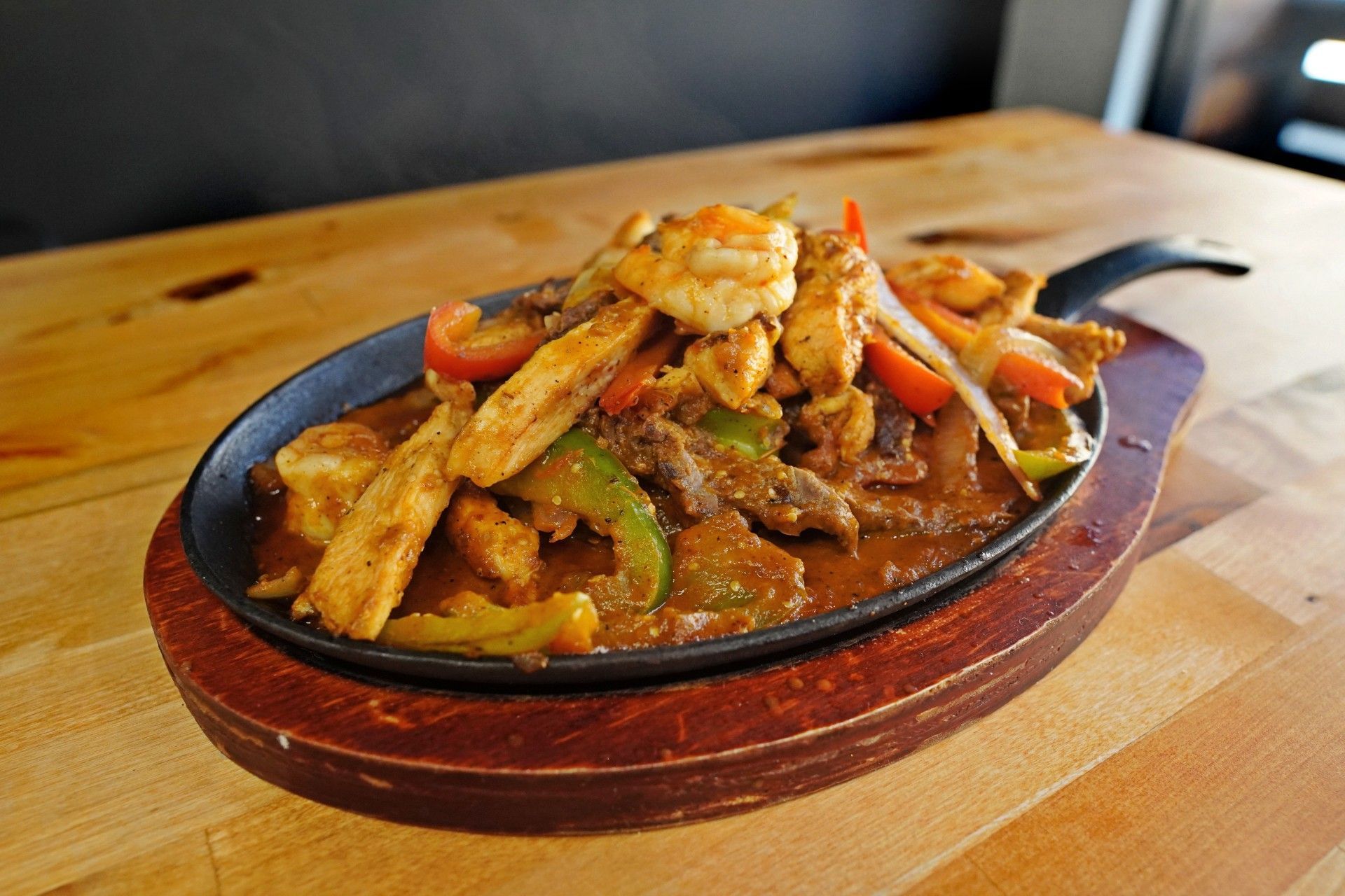 fajitas plate