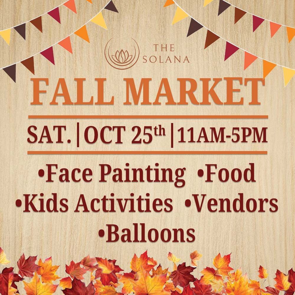 fall market at the shoppest at solana