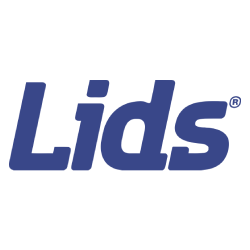 The lids logo is blue and white on a white background.
