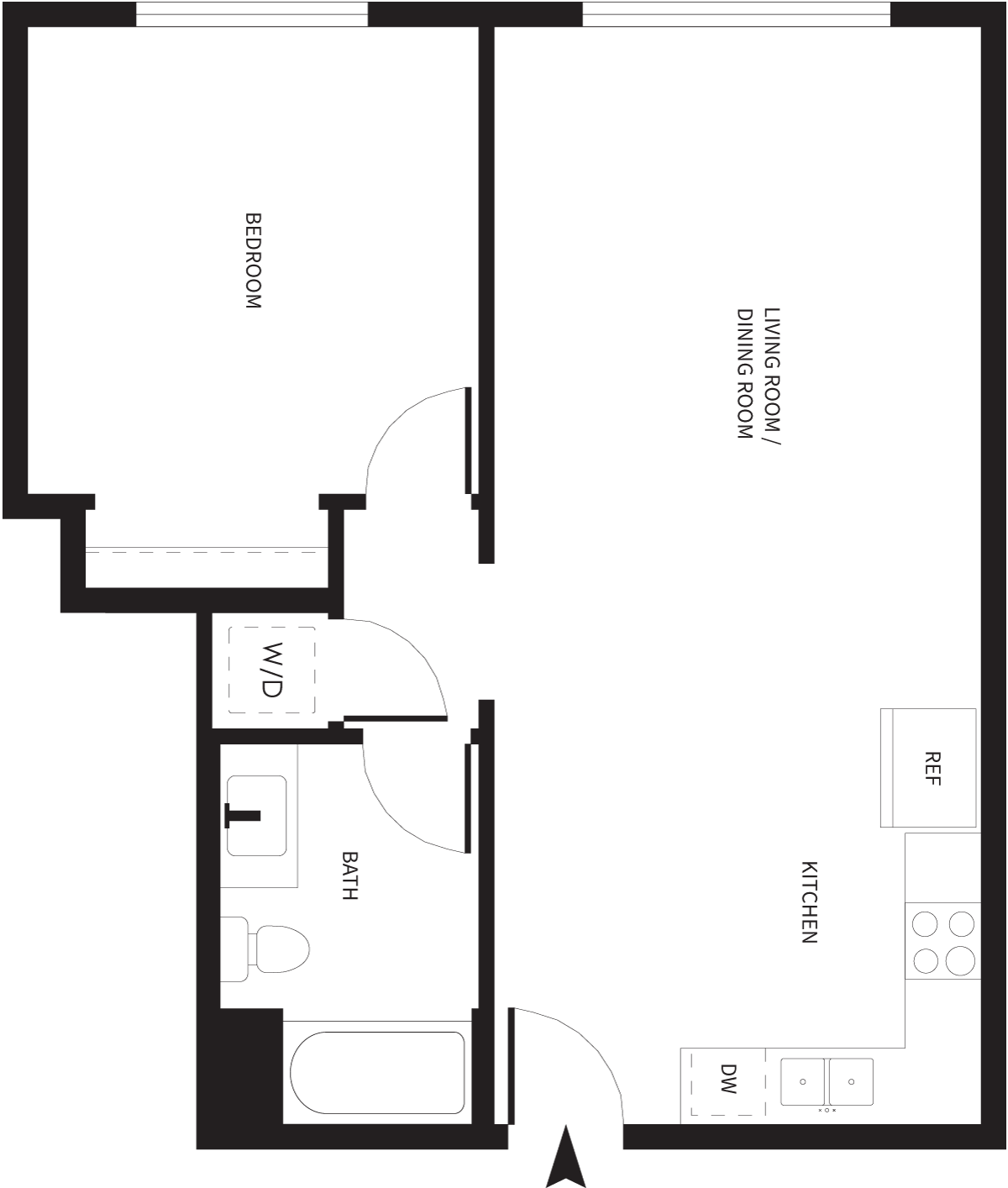 Studio Floorplan B