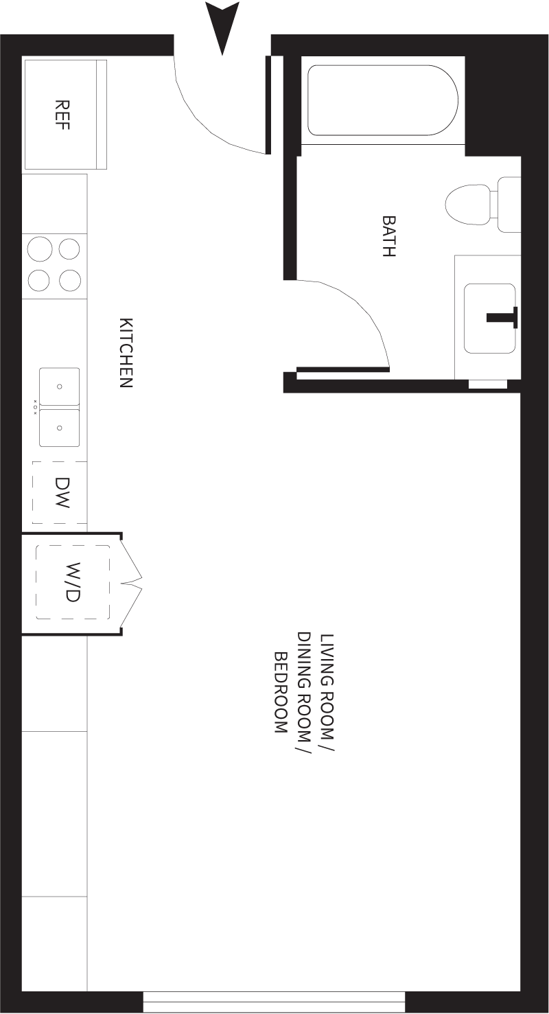 Studio Floorplan A