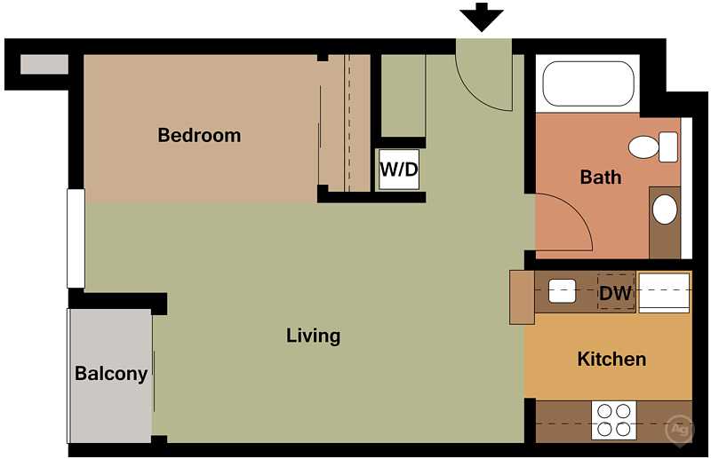 Studio Floorplan