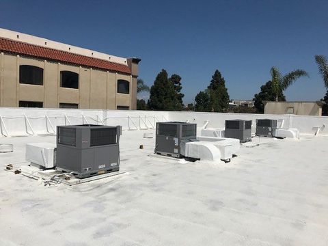 Technician Servicing Heating Boiler — Huntington Beach, CA — Amm Air Conditioning & Heating