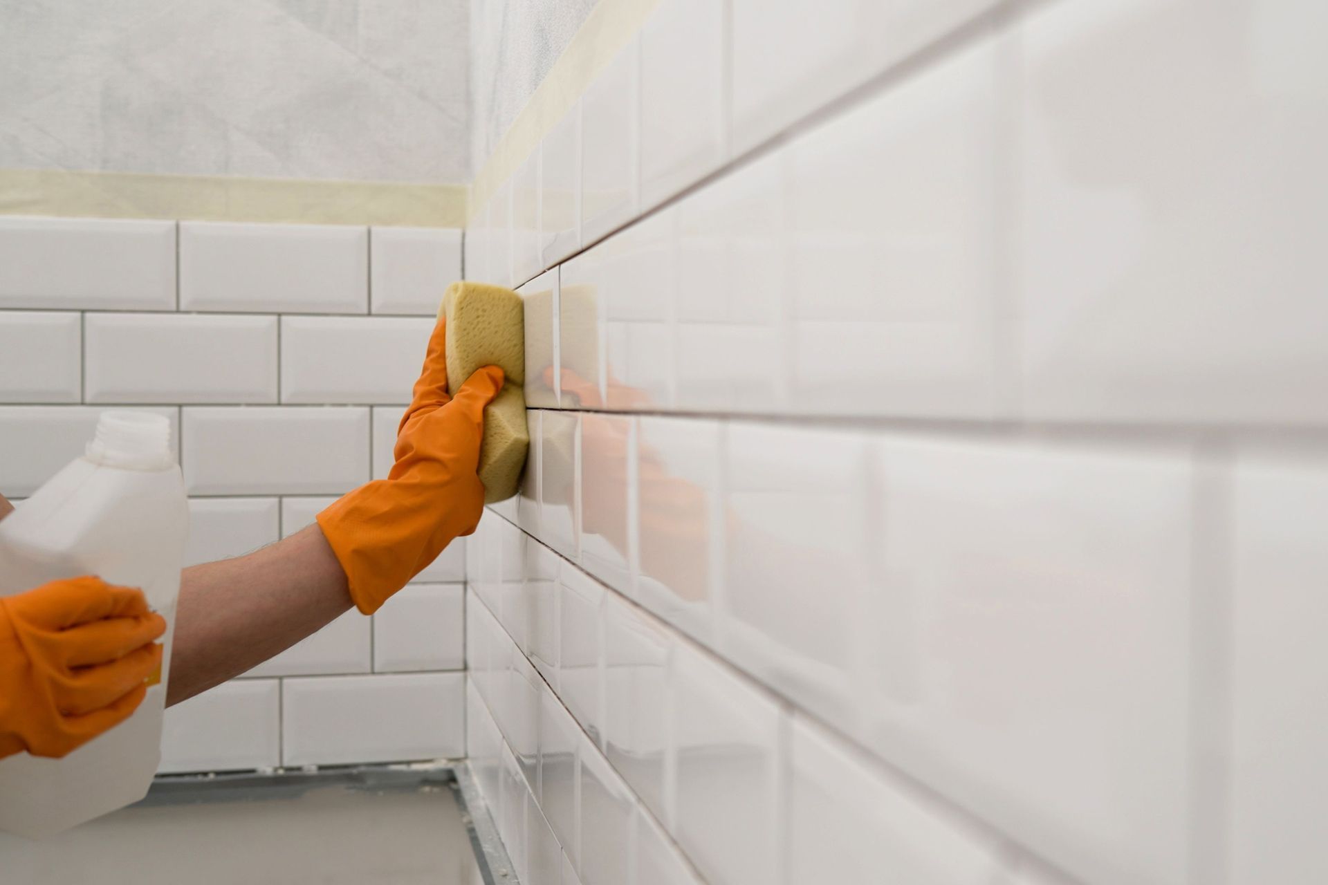 Cleaning Backsplash Tiles