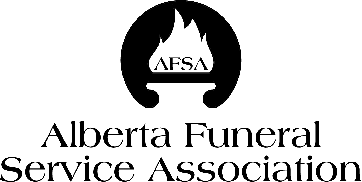 professional affiliations alberta funeral service association logo