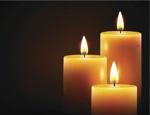 what to do when someone dies lit candles