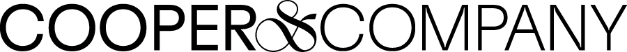 Cooper & Company logo in black text with stylized ampersand on white background