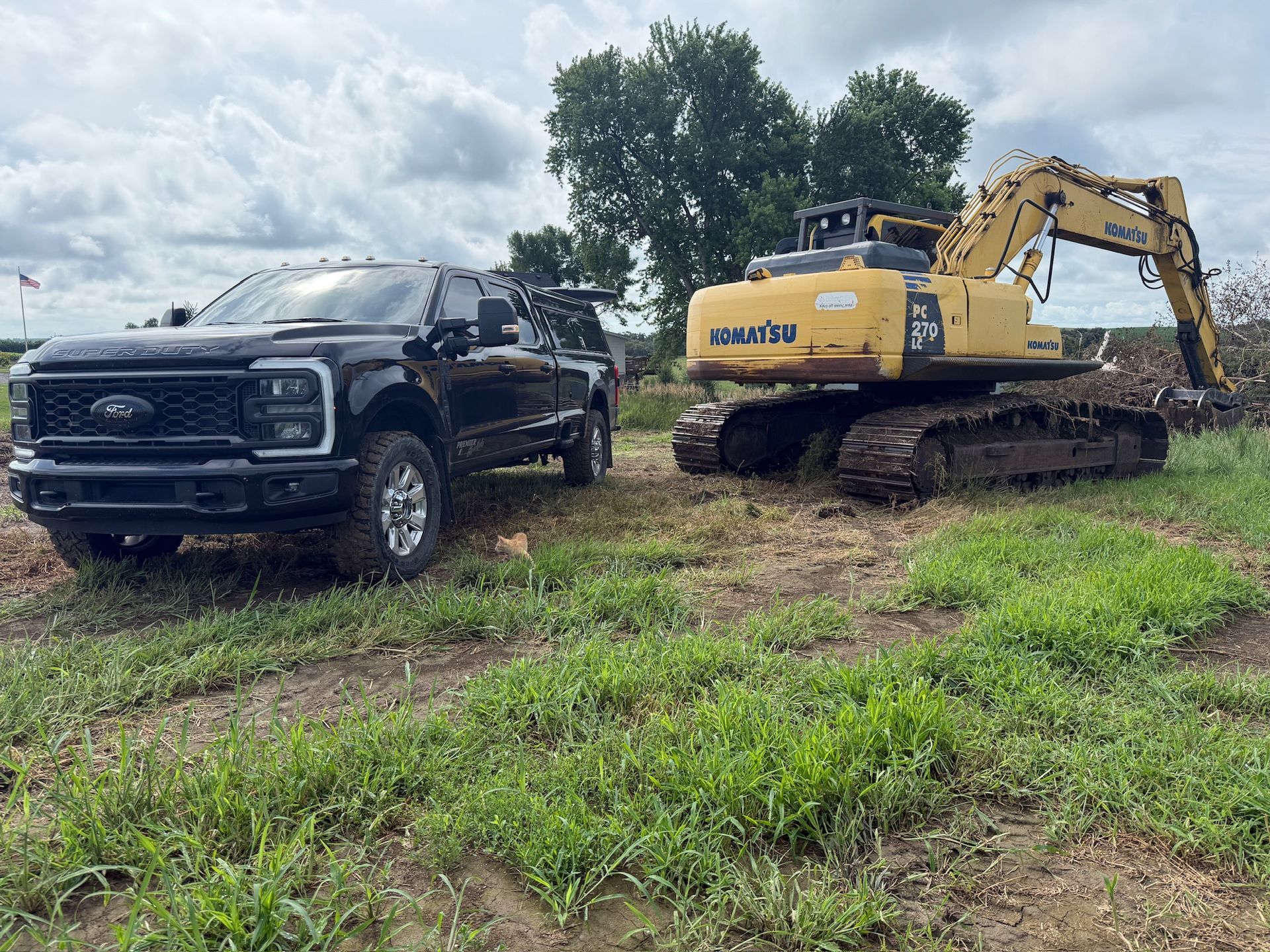 Heavy equipment glass repair