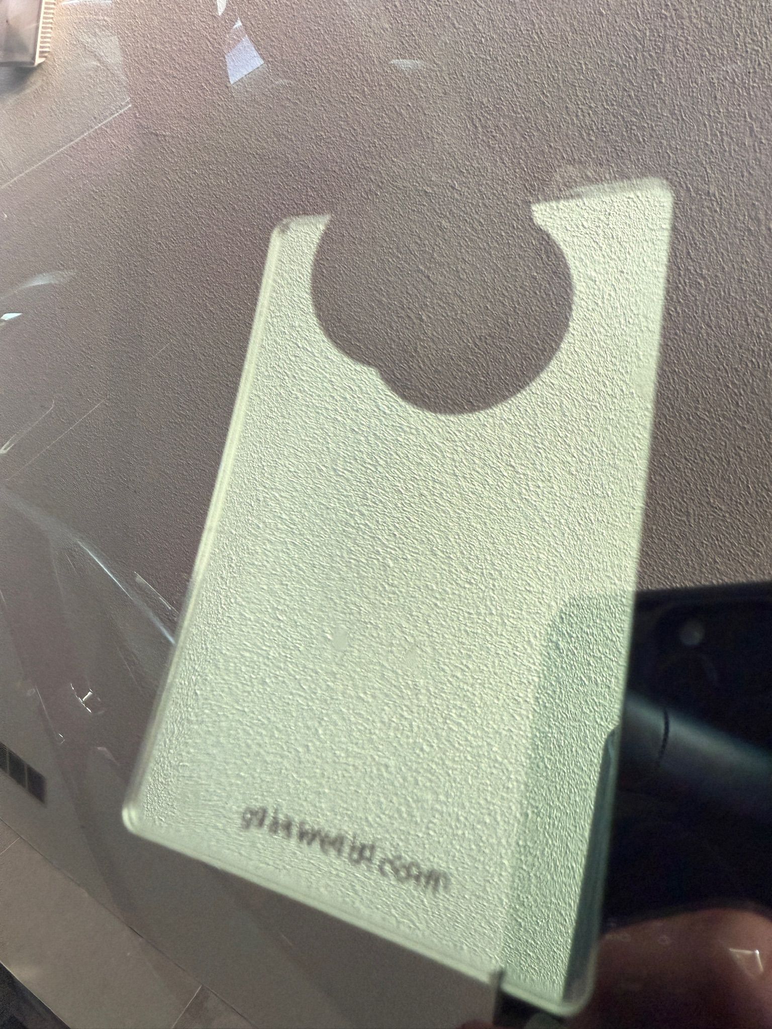 After windshield chip repair