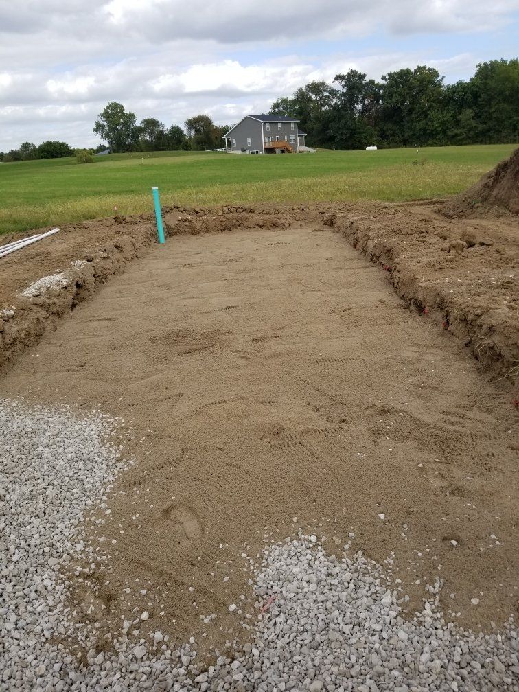 New Gravel Drainage System — Cedar Rapids Metro Area — McBurney Septic Service
