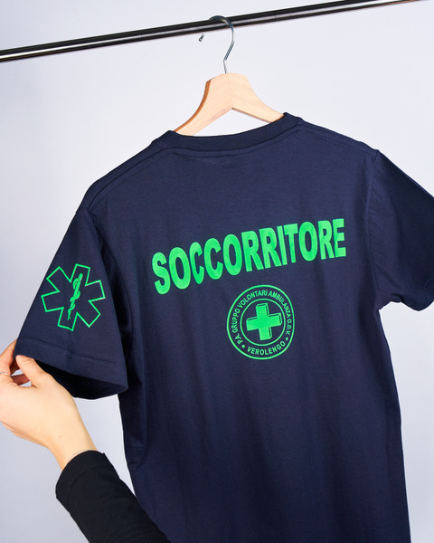 Personalizzazioni divise abbigliamento per l'emergenza Genova