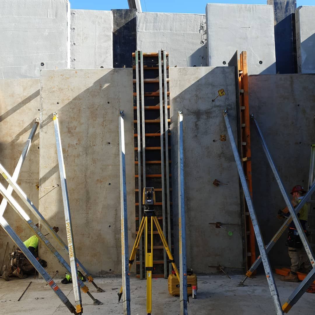 A Construction Site With A Ladder And A Tripod — Western Survey Pty Ltd In Bathurst, NSW