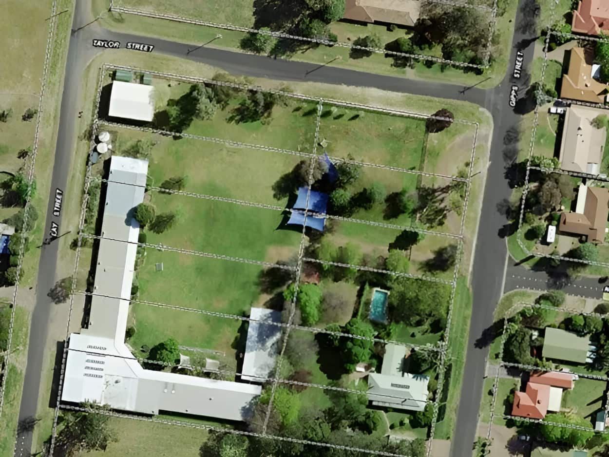 An Aerial View Of A Residential Area With Lots Of Houses And Trees — Western Survey Pty Ltd In Dubbo, NSW
