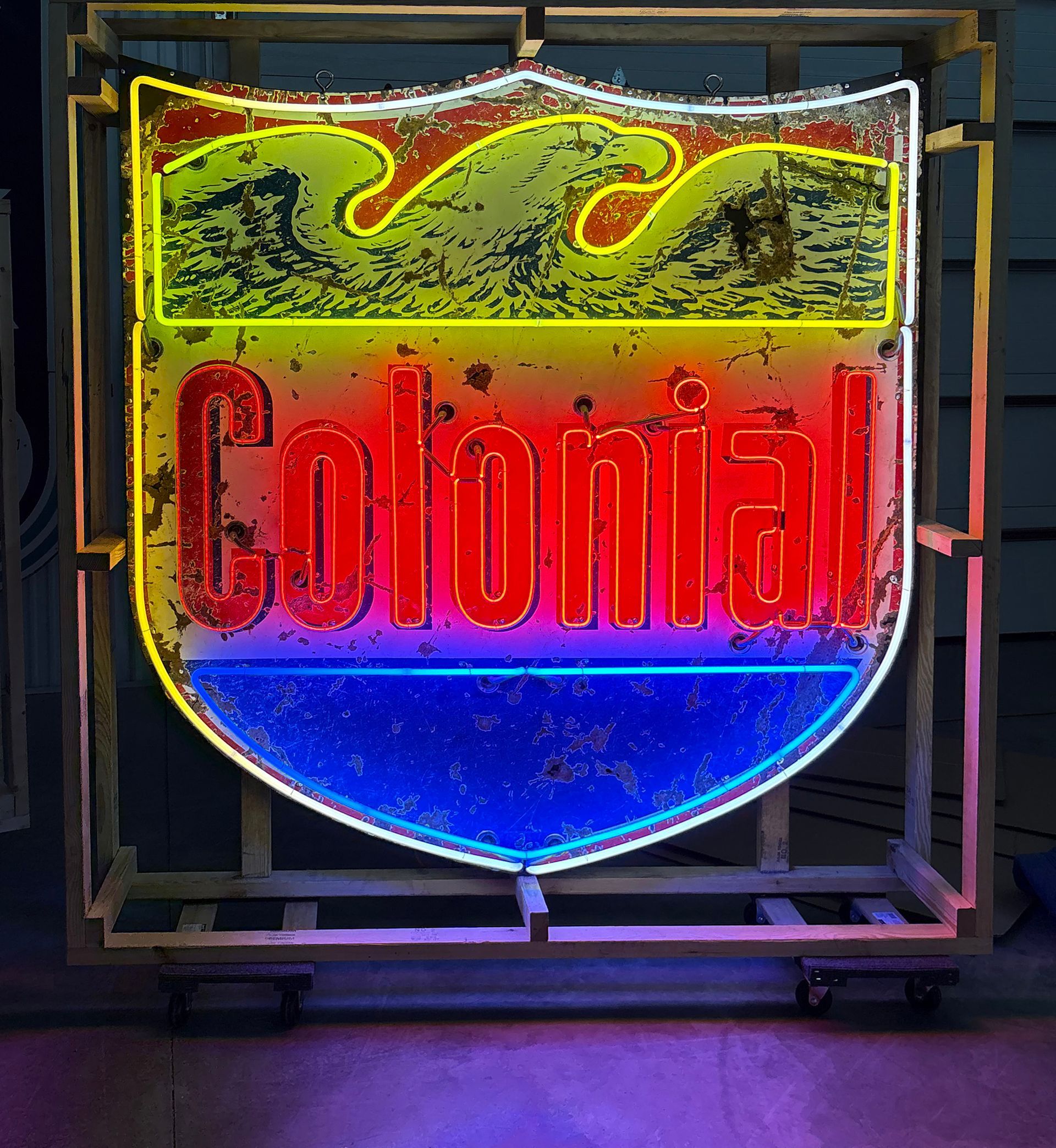 Neon sign of 