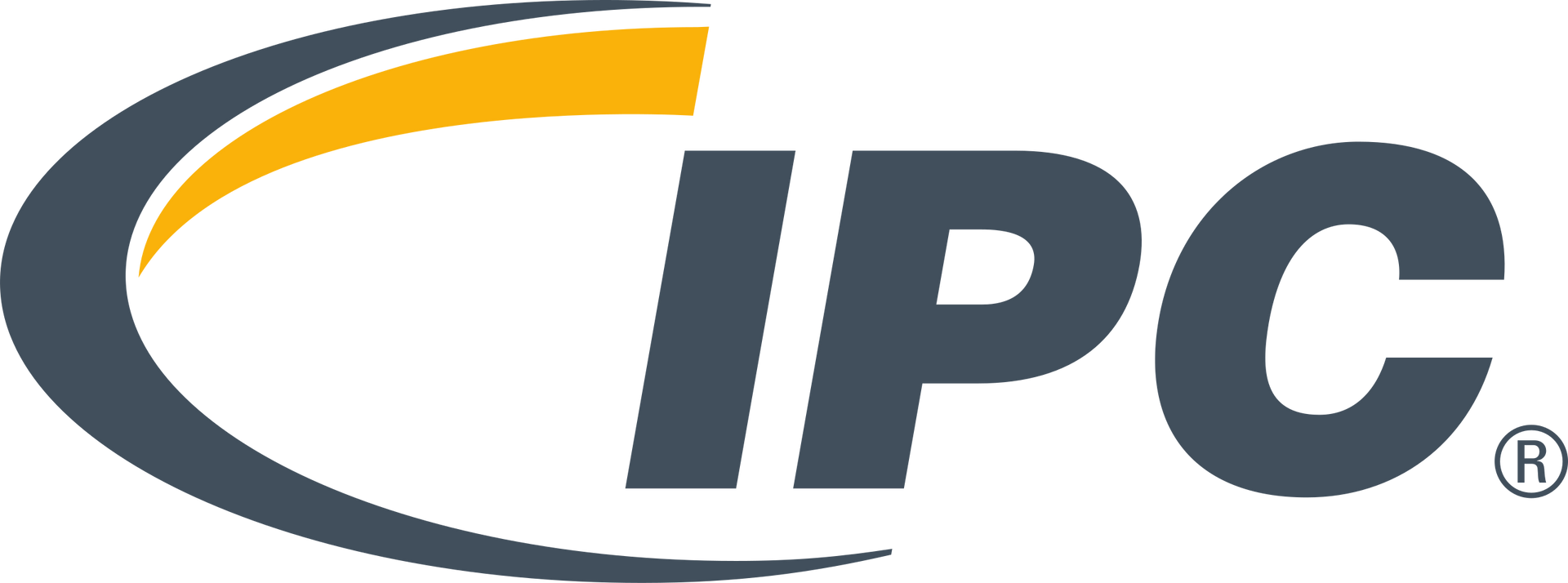 IPC logo with blue and yellow swoosh above and the registered trademark symbol to the right.