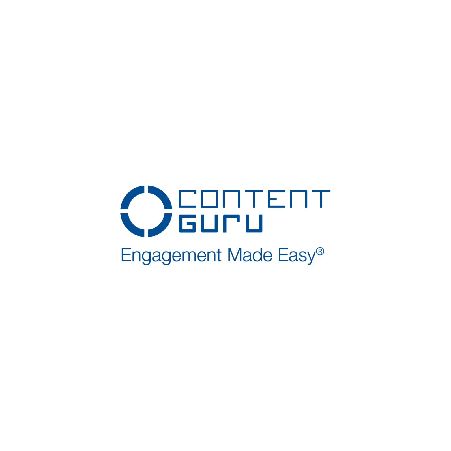 Content Guru logo with a blue circular design and text
