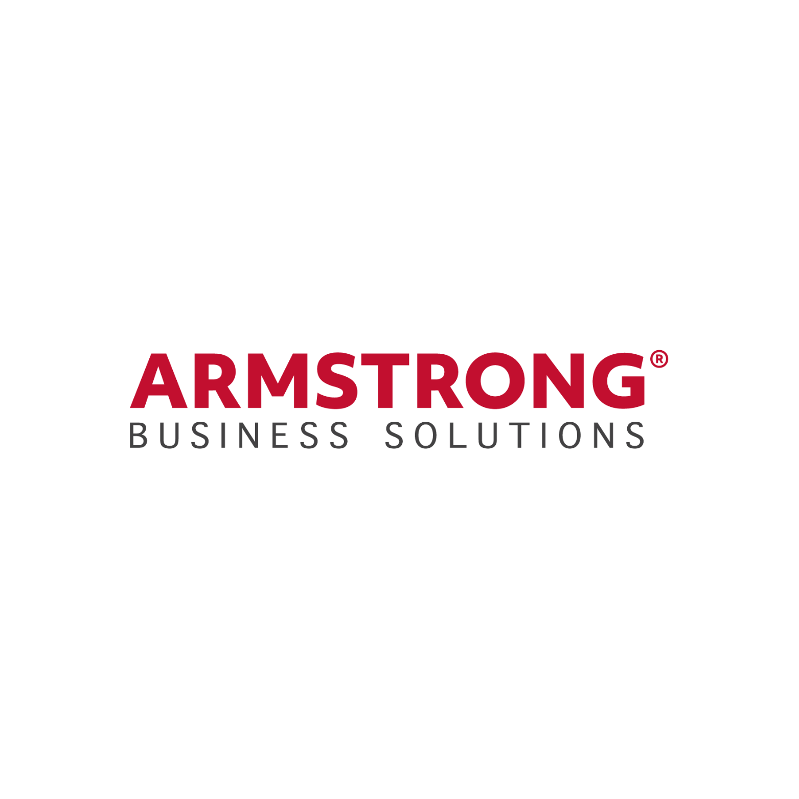 Logo for Armstrong Business Solutions, featuring the word