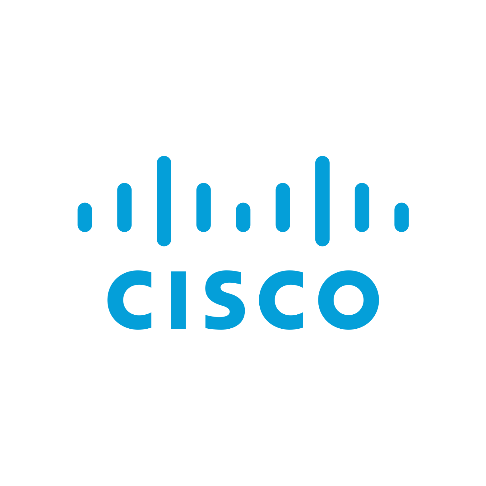 Cisco logo: blue bars representing a network with the word