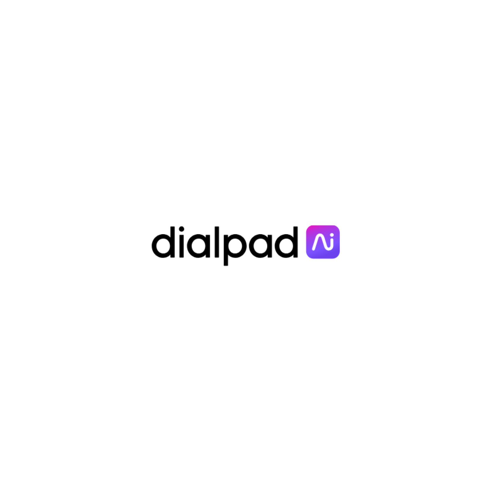 Dialpad logo with the word