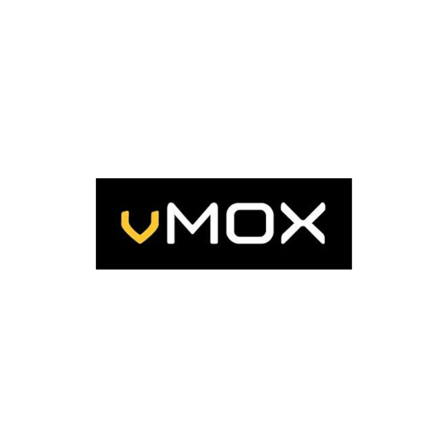 Logo for VMox, text