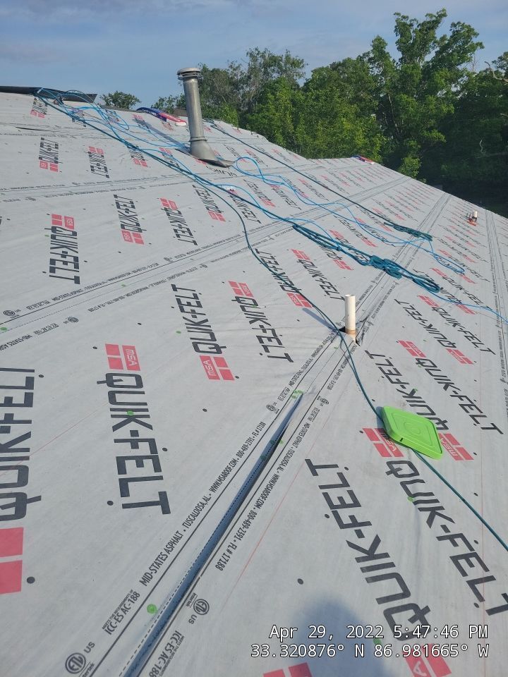 Quick-Felt Cover — Pelham, AL — Supreme Roofing & Renovations