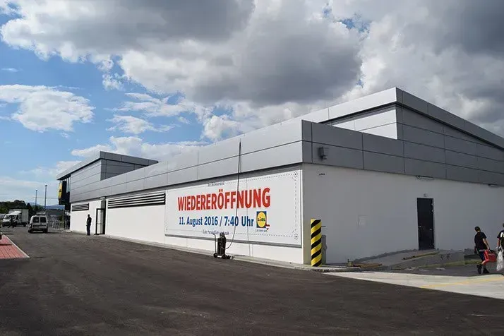 Montageprojekt: Lidl Wiener Neustadt