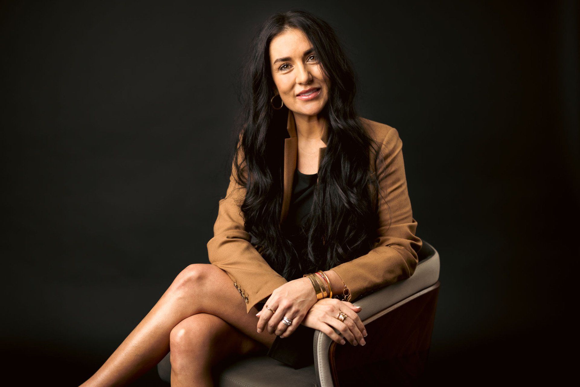 professional studio photo shoot