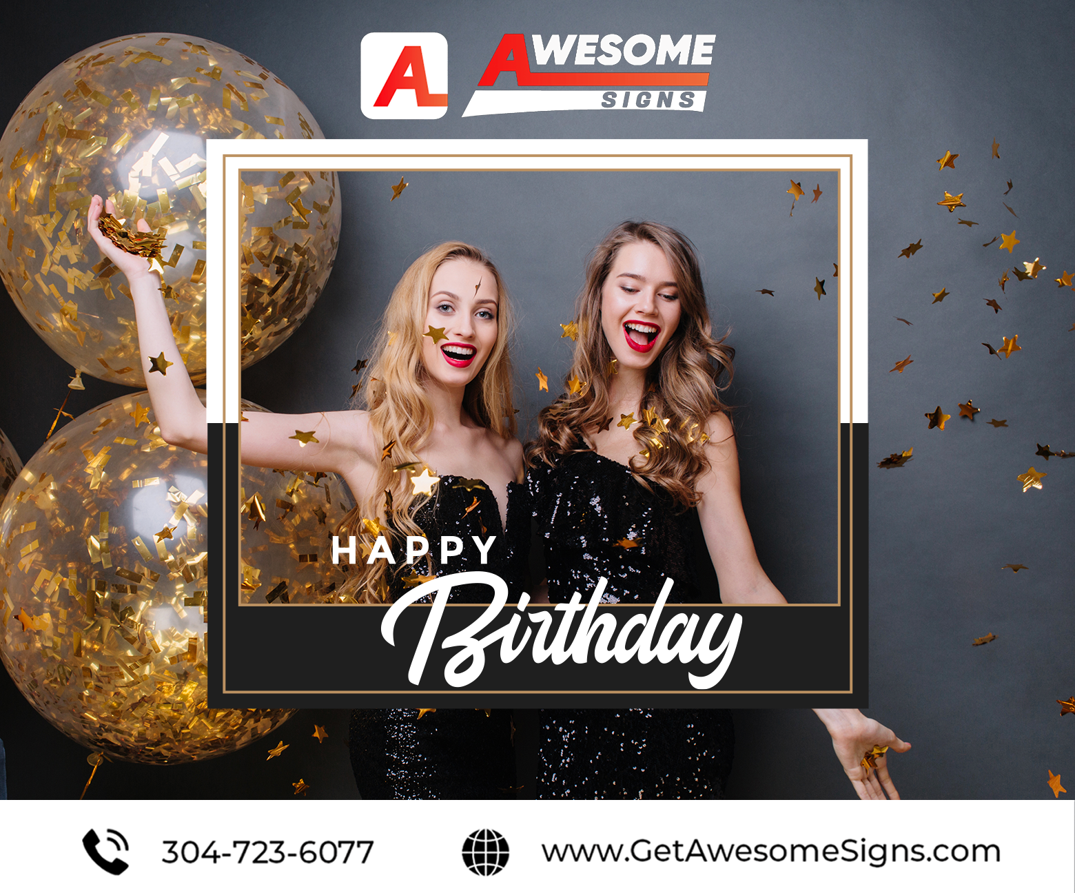 Different types of cutout signs