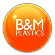 B & M Plastics logo