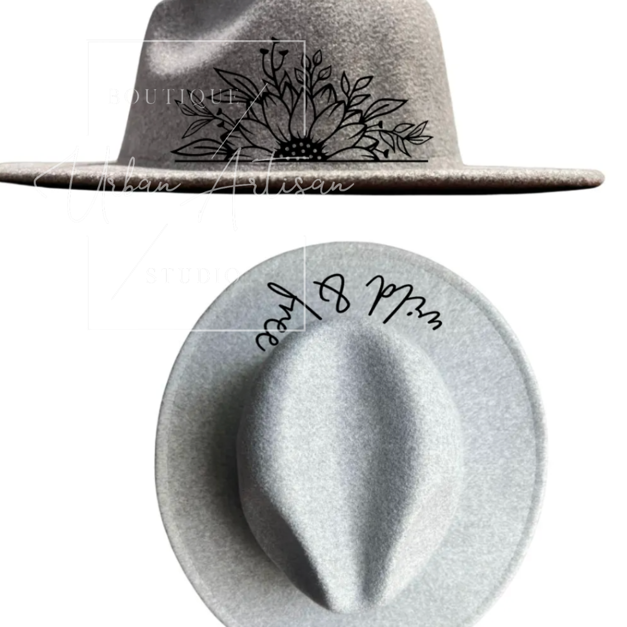 A hat that says wild & free on it