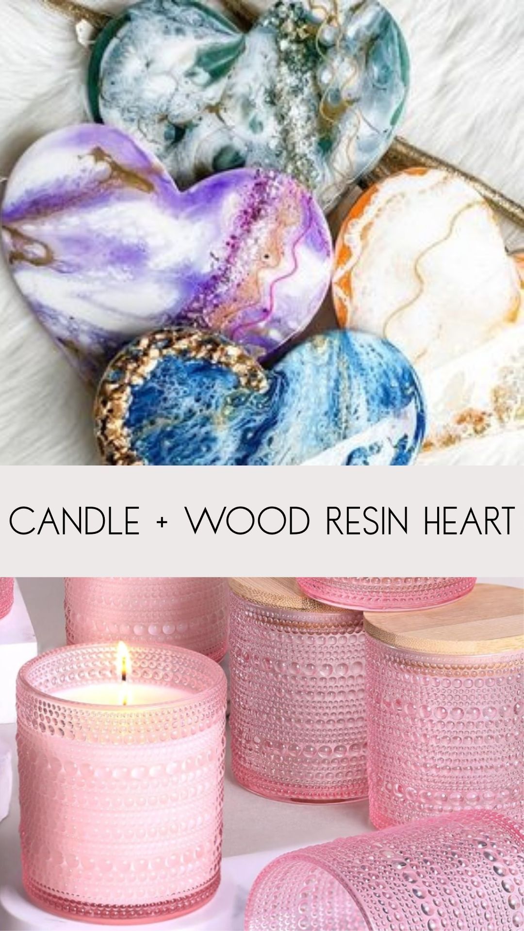 Pumpkin cut out with resin