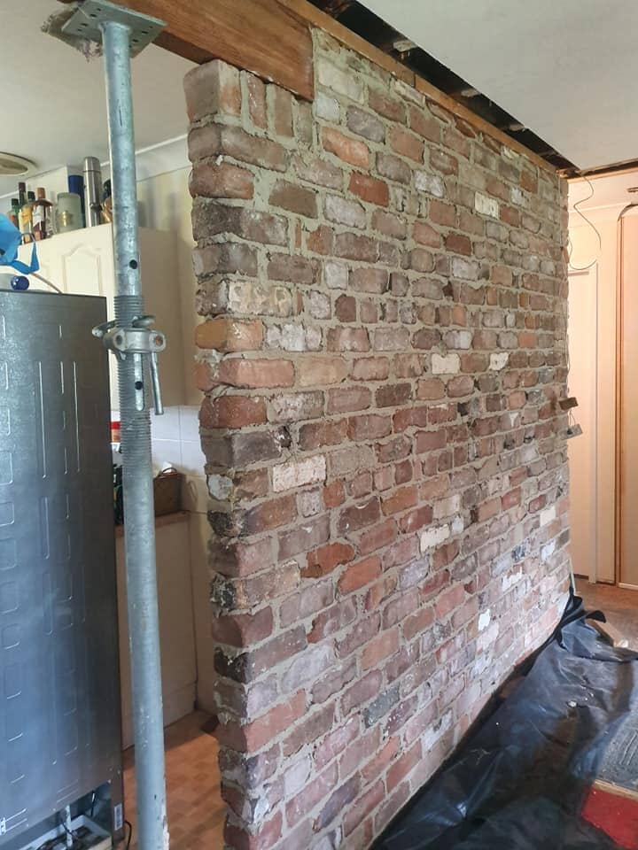 Brick Wall Under Construct — Bricklayers In St Georges Basin, NSW